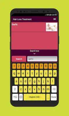 Hair Loss Treatment for Fast Hair Growth android App screenshot 1