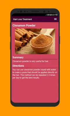 Hair Loss Treatment for Fast Hair Growth android App screenshot 2