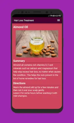 Hair Loss Treatment for Fast Hair Growth android App screenshot 7